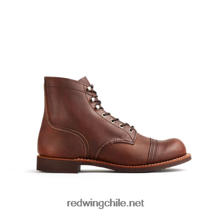 heritage - bota de 6 pulgadas para hombre estilo 8083 iron ranger en piel de mula Red Wing L048L2168 ámbar