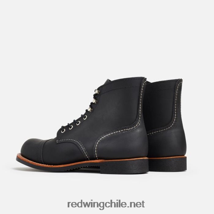 heritage - bota de 6 pulgadas para hombre estilo 8111 iron ranger en piel de arnés Red Wing L048L2167 negro