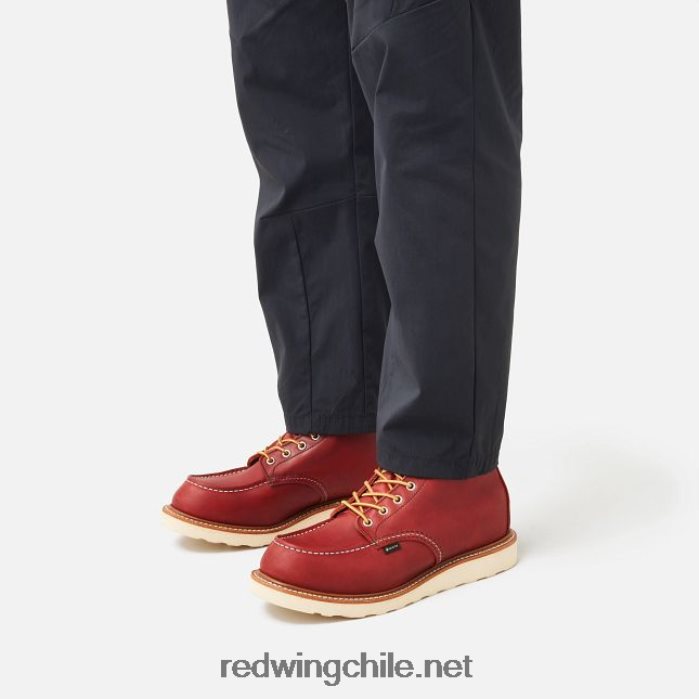 heritage - bota de 6 pulgadas estilo mocasín clásico 1907 para hombre en cuero áspero y resistente Red Wing L048L2171 rojizo