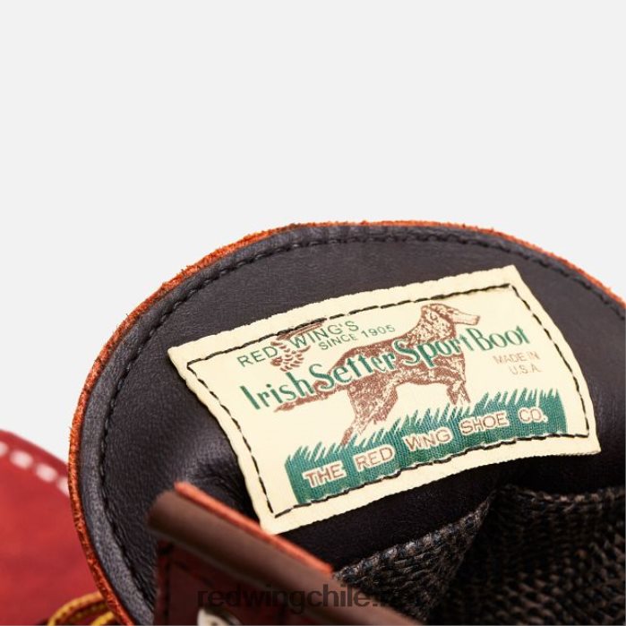 heritage - bota de 6 pulgadas estilo mocasín clásico 1907 para hombre en cuero áspero y resistente Red Wing L048L2171 rojizo