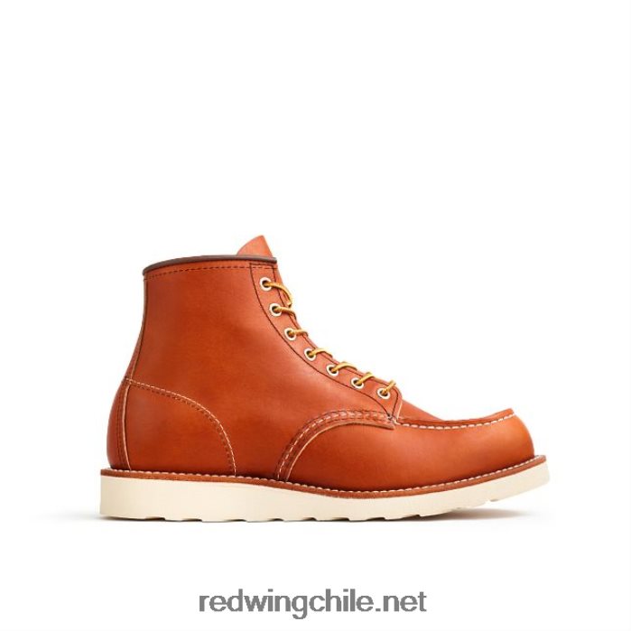 heritage - bota de 6 pulgadas para hombre estilo 8138 mocasín clásico en piel resbaladiza al aceite Red Wing L048L2173 marrón