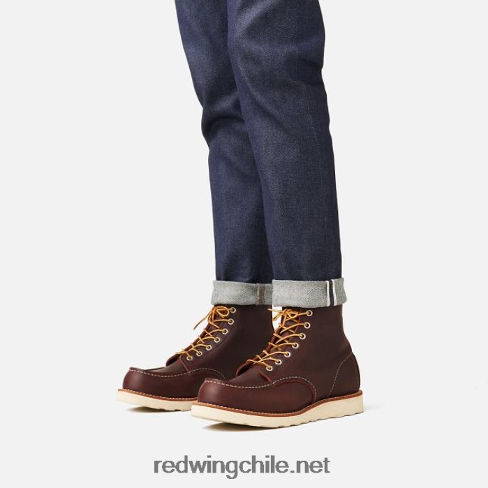heritage - estilo 877 Botas clásicas moc de 8 pulgadas para hombre en cuero heredado Red Wing L048L2174 brezo