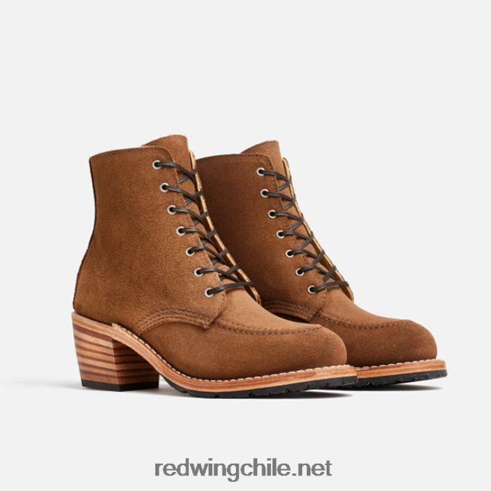heritage - bota corta de mujer style 3365 iron ranger en piel de arnés Red Wing L048L2183 Clavo