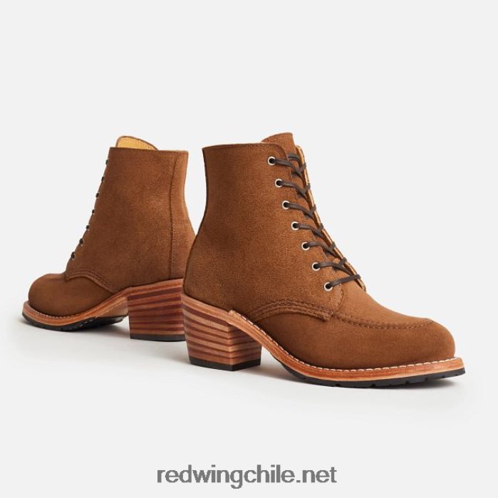 heritage - bota corta de mujer style 3365 iron ranger en piel de arnés Red Wing L048L2183 Clavo