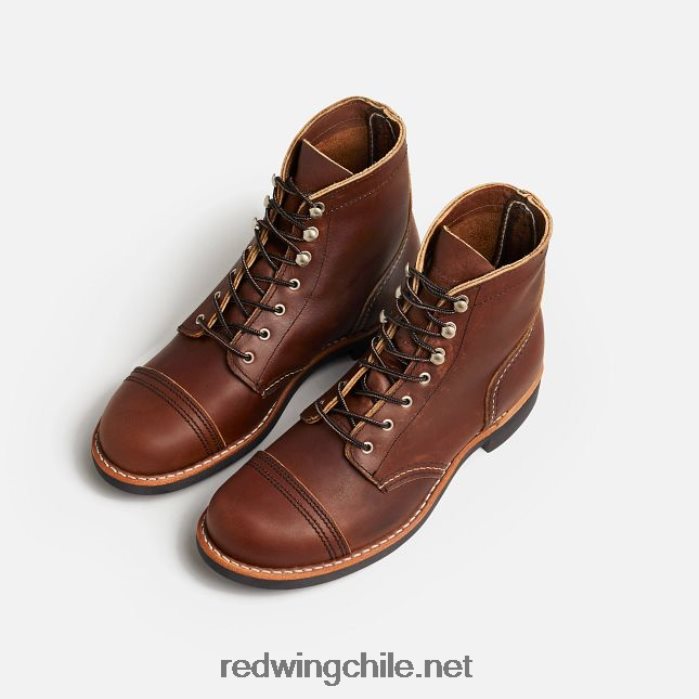 heritage - bota corta de mujer estilo 3366 iron ranger en piel de vacuno Red Wing L048L2184 ámbar