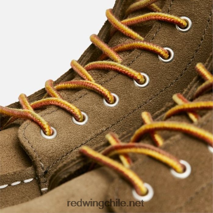 heritage - bota corta estilo mocasín clásico de 6 pulgadas para mujer en piel de farol estilo 3417 Red Wing L048L2195 aceituna