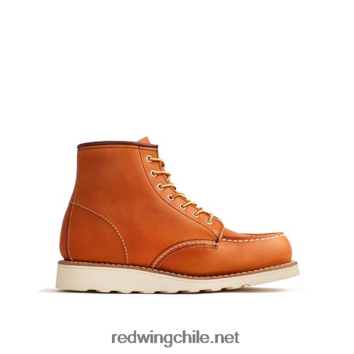 heritage - bota corta estilo mocasín clásico de 6 pulgadas para mujer en piel de límite estilo 3373 Red Wing L048L2187 dorado