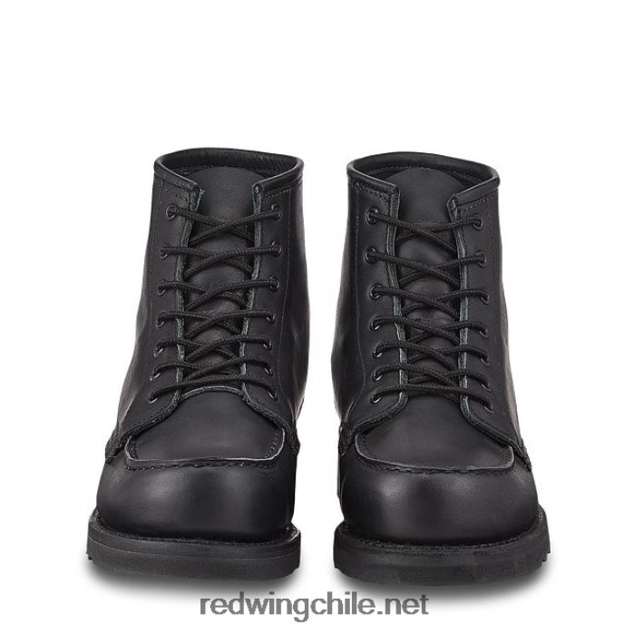 heritage - estilo 3377 botas cortas mocasines clásicas de 6 pulgadas para mujer en cuero mohave Red Wing L048L2194 negro