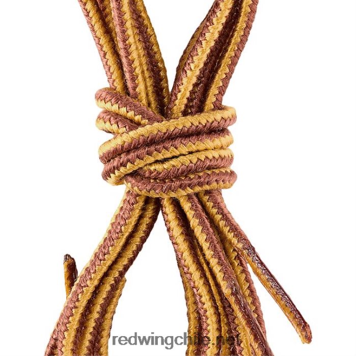 estilo 93007 encaje encerado plano de 60 pulgadas encaje unisex en algodón encerado Red Wing L048L2235 tostado/dorado