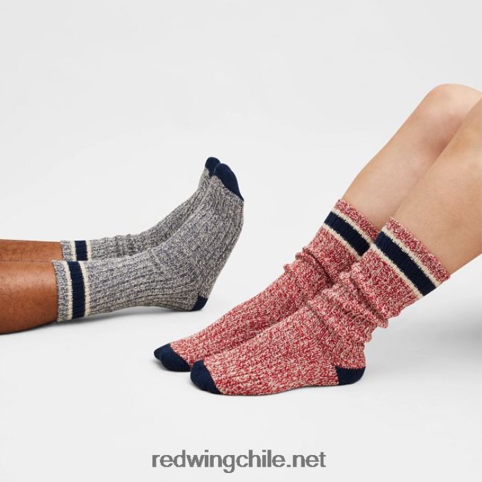 estilo 97165 calcetín de lana merino calcetín de hombre en mezcla de lana merino color carbón Red Wing L048L2209 pizarra/azul marino