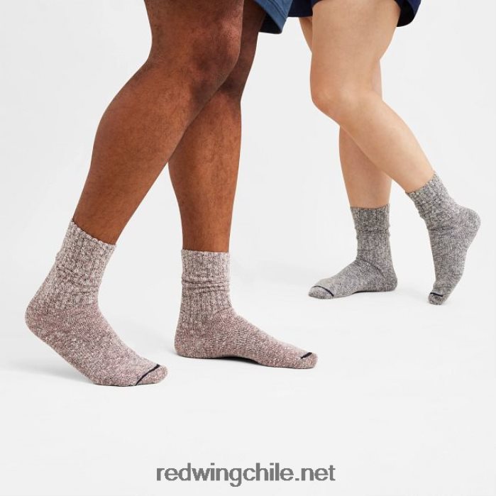 estilo 97662 calcetines ragg crew de algodón - paquete de 3 calcetines ragg crew de algodón paquete de 3 Red Wing L048L2215 borgoña