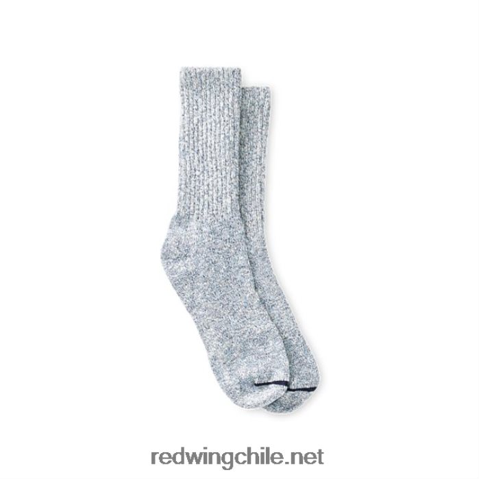 estilo 97672 cotton ragg quarter crew sock - paquete de 2 calcetines de algodón ragg quarter crew para mujer Red Wing L048L2229 azul