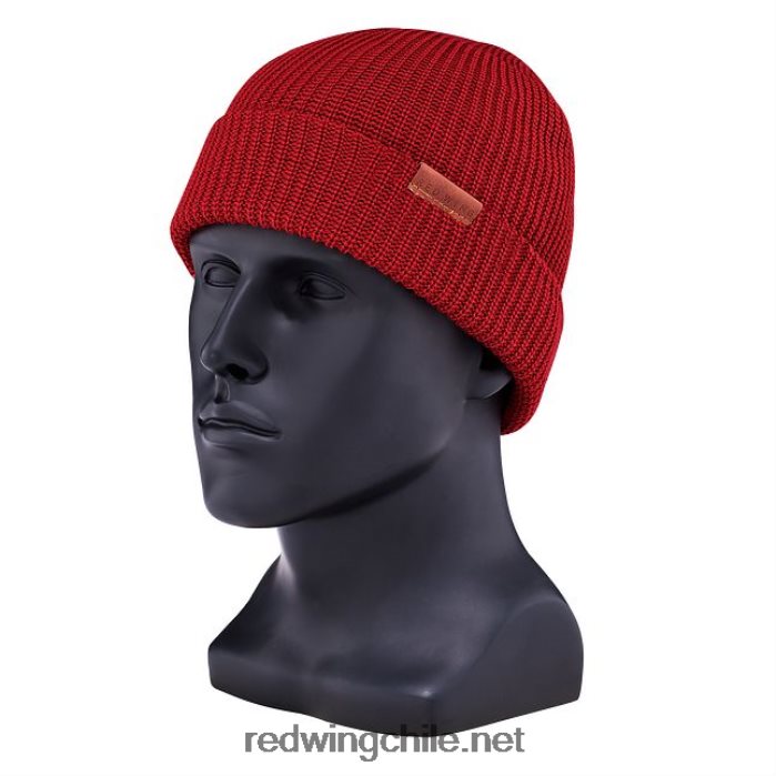 gorro de punto de lana merino estilo 97494 gorro de lana merino unisex Red Wing L048L2270 rojo