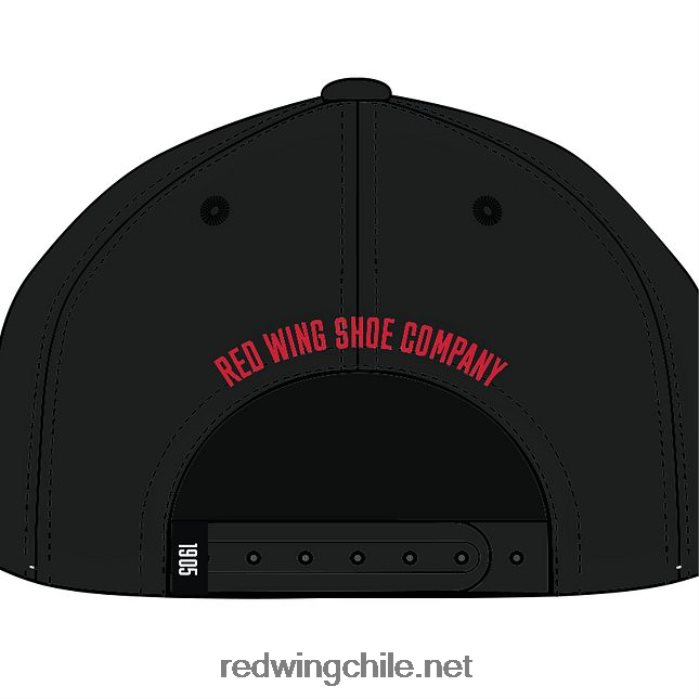 gorro de punto de lana merino estilo 97496 gorro de lana merino unisex en jaspeado Red Wing L048L2281 negro