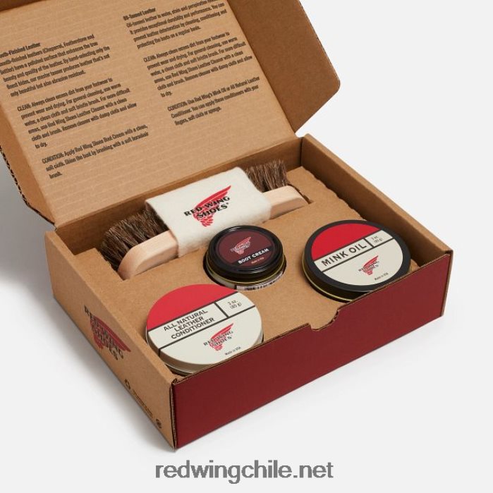 kit de productos de cuidado básico estilo 97099 kit de cuidado - limpiar, acondicionar, proteger Red Wing L048L2353