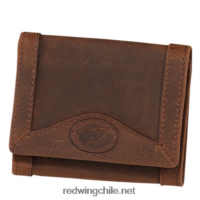 cartera bi-fold wallet unisex en piel modelo 96578 Red Wing L048L2296 marrón