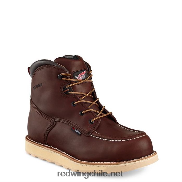 botas de trabajo con punta de seguridad de 6 pulgadas para hombre estilo 2241 king toe Red Wing L048L2110 marrón
