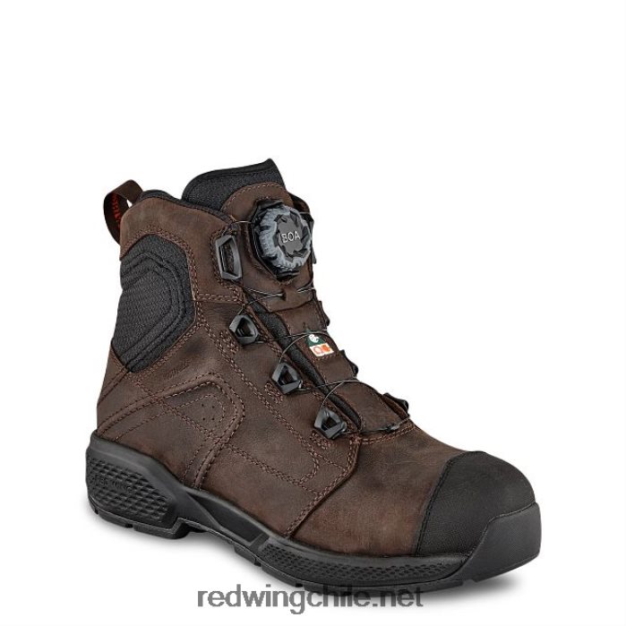 botas de trabajo impermeables con punta de seguridad de 6 pulgadas para hombre estilo 2403 brnr xp Red Wing L048L2101 Café exprés