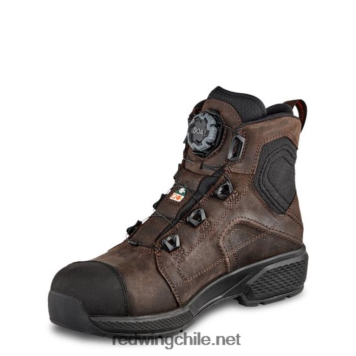 botas de trabajo impermeables con punta de seguridad de 6 pulgadas para hombre estilo 2403 brnr xp Red Wing L048L2101 Café exprés