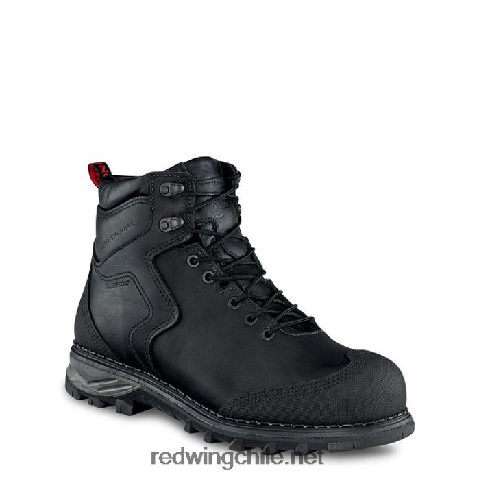 botas de trabajo impermeables con punta de seguridad de 6 pulgadas para hombre estilo 2410 burnside Red Wing L048L2108 negro