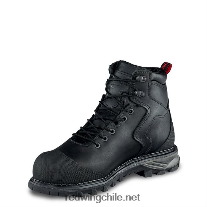 botas de trabajo impermeables con punta de seguridad de 6 pulgadas para hombre estilo 2410 burnside Red Wing L048L2108 negro