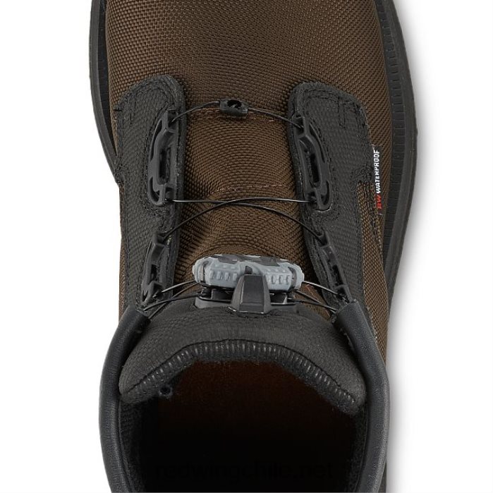 botas de trabajo impermeables con punta de seguridad de 6 pulgadas para hombre estilo 4423 crv Red Wing L048L272 marrón