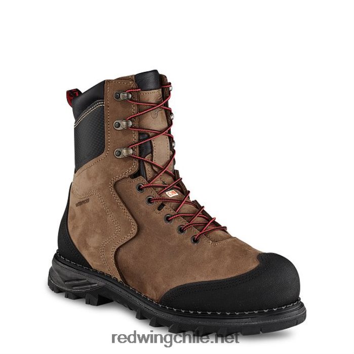 cinturón de cuero modelo 96520 cinturón de hombre en cuero rugoso y resistente Red Wing L048L216 marrón