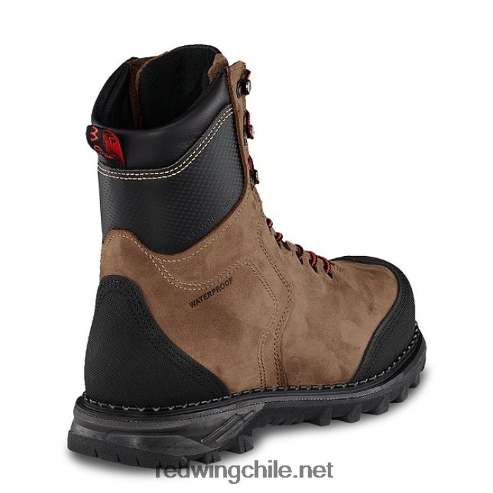 cinturón de cuero modelo 96520 cinturón de hombre en cuero rugoso y resistente Red Wing L048L216 marrón