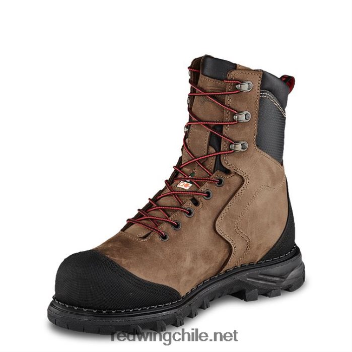 cinturón de cuero modelo 96520 cinturón de hombre en cuero rugoso y resistente Red Wing L048L216 marrón