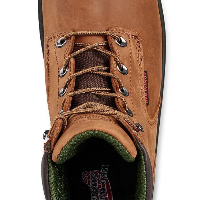 estilo 96527 cinturón de cuero occidental cinturón de hombre en cuero occidental Red Wing L048L220 marrón