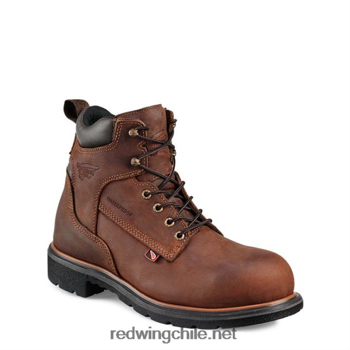 estilo 96570 billetera de dos pliegues billetera unisex Red Wing L048L26 marrón