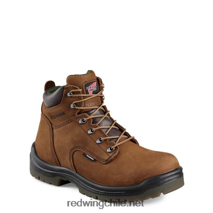 estilo 97515 mocasines de gamuza con forro polar mocasines mocasines con forro polar de piel de oveja para hombre Red Wing L048L25 marrón