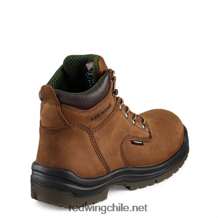 estilo 97515 mocasines de gamuza con forro polar mocasines mocasines con forro polar de piel de oveja para hombre Red Wing L048L25 marrón