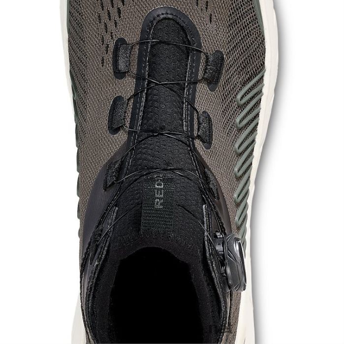 estilo 97518 mocasines de gamuza con forro de tela mocasines para hombre con forro de tela Red Wing L048L22 aceituna