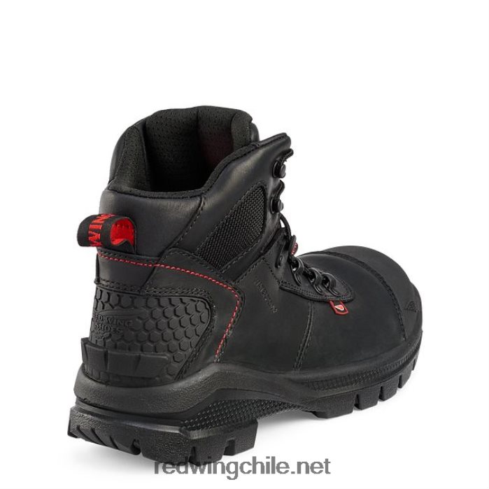 trabajo - estilo 1178 nailseat bota sin cordones para hombre de 11 pulgadas con punta suave Red Wing L048L273 negro