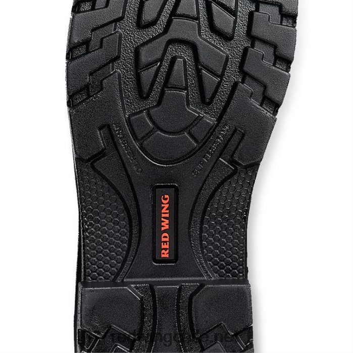 trabajo - estilo 1178 nailseat bota sin cordones para hombre de 11 pulgadas con punta suave Red Wing L048L273 negro