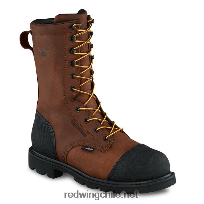 trabajo - estilo 2401 flexforce botas de seguridad impermeables para hombres de 6 pulgadas Red Wing L048L268 marrón