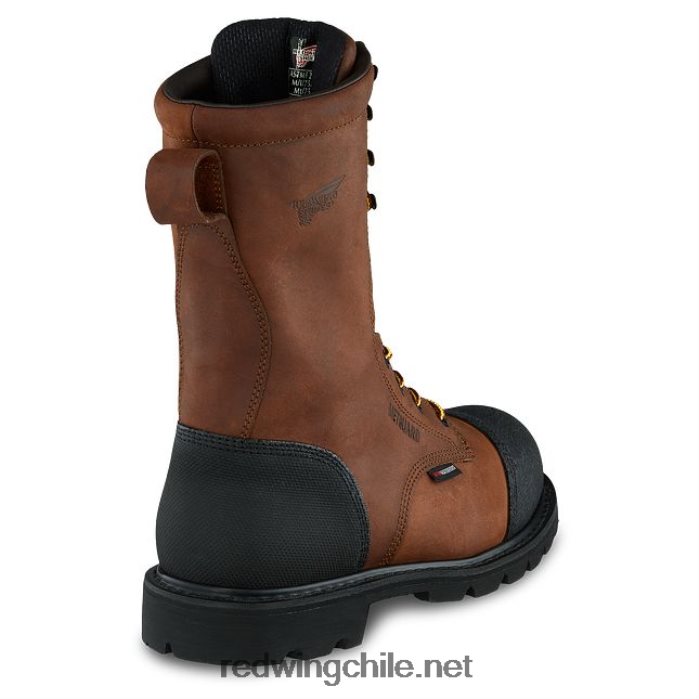 trabajo - estilo 2401 flexforce botas de seguridad impermeables para hombres de 6 pulgadas Red Wing L048L268 marrón
