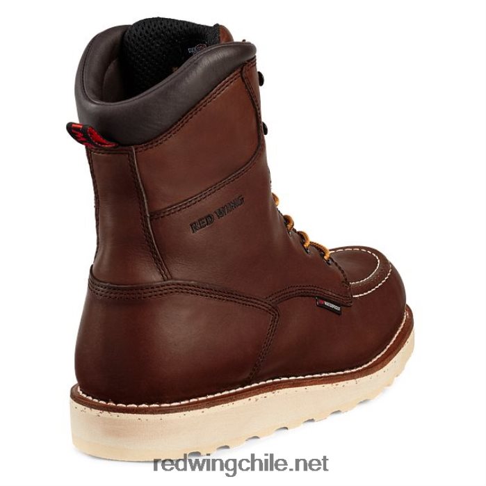 trabajo - estilo 3530 king toe men's 8 pulgadas impermeable csa metguard bota de seguridad con punta Red Wing L048L295 marrón