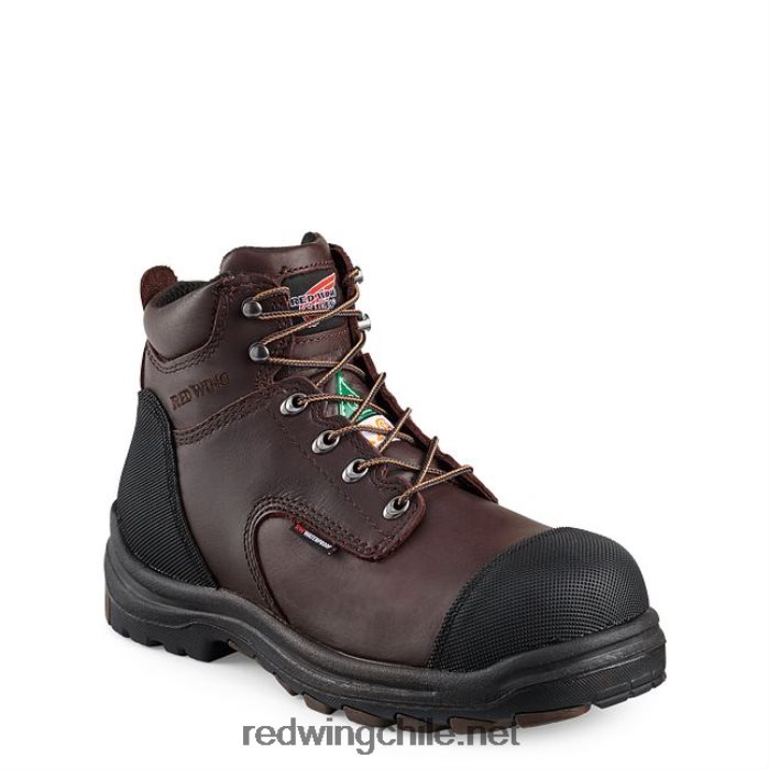 trabajo - estilo 4217 dynaforce botas impermeables con punta de seguridad para hombre de 6 pulgadas Red Wing L048L2128 marrón