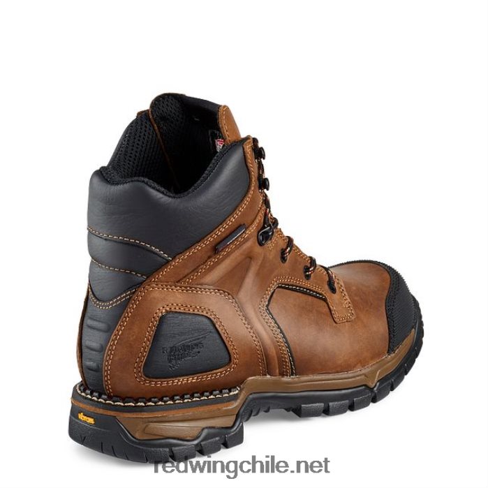 trabajo - estilo 4435 supersole bota metguard impermeable para hombre de 8 pulgadas con punta de seguridad Red Wing L048L269 marrón