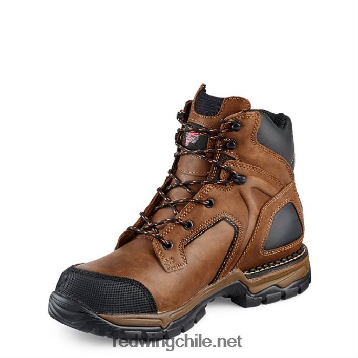 trabajo - estilo 4435 supersole bota metguard impermeable para hombre de 8 pulgadas con punta de seguridad Red Wing L048L269 marrón
