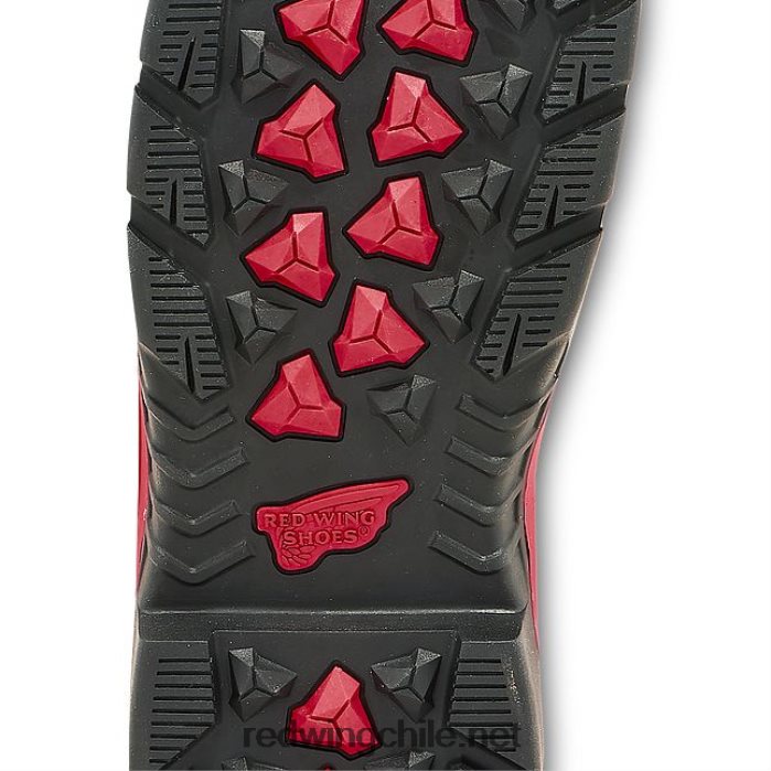 trabajo - estilo 4436 supersole para hombre de 11 pulgadas resistente al agua con punta de seguridad metguard bota sin cordones Red Wing L048L2120 marrón