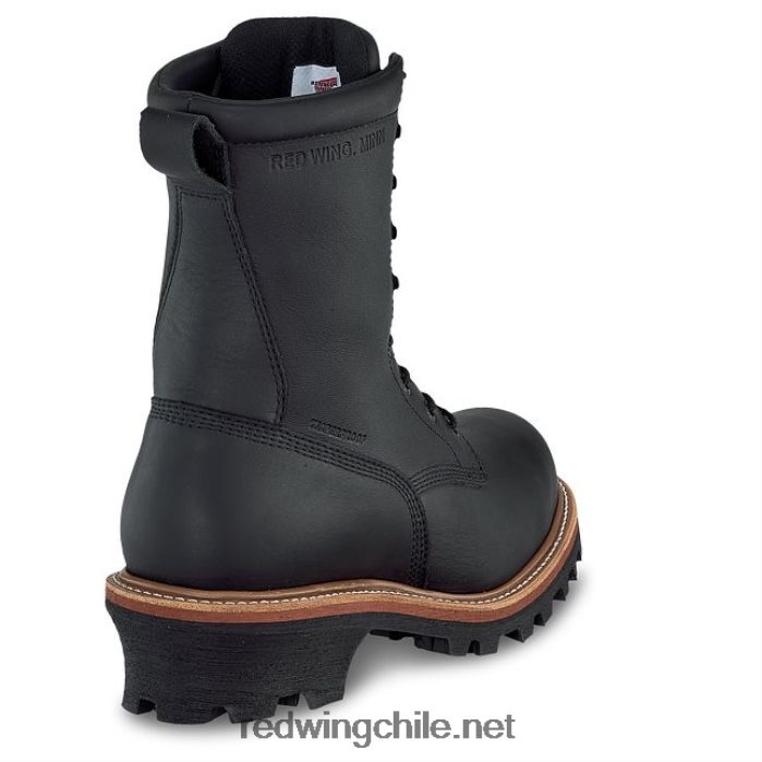 trabajo - estilo 4454 brnr xp botas de seguridad impermeables y aisladas de 8 pulgadas para hombres Red Wing L048L266 negro
