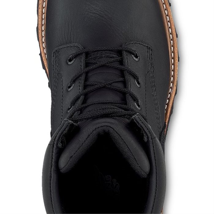 trabajo - estilo 4454 brnr xp botas de seguridad impermeables y aisladas de 8 pulgadas para hombres Red Wing L048L266 negro