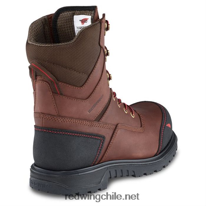 trabajo - estilo 4499 truwelt botas metguard impermeables de 10 pulgadas para hombres Red Wing L048L267 marrón