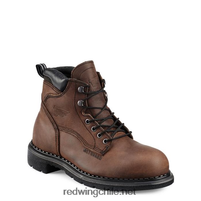 work - bota estilo 1412 supersole 2.0 para hombre de 8 pulgadas con punta blanda, resistente al agua y con aislamiento Red Wing L048L288 marrón