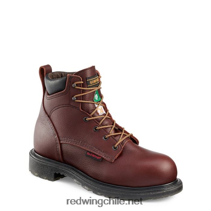 work - estilo 2412 supersole 2.0 botas de seguridad csa con punta de seguridad impermeables y aisladas de 8 pulgadas para hombres Red Wing L048L2105 marrón