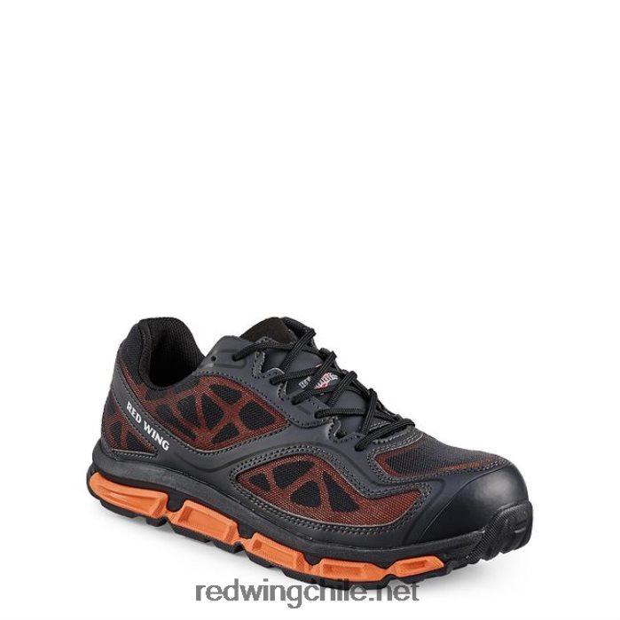 trabajo - estilo 8336 cooltech atletismo zapato de trabajo atlético de punta suave para hombres Red Wing L048L2136 negro/naranja