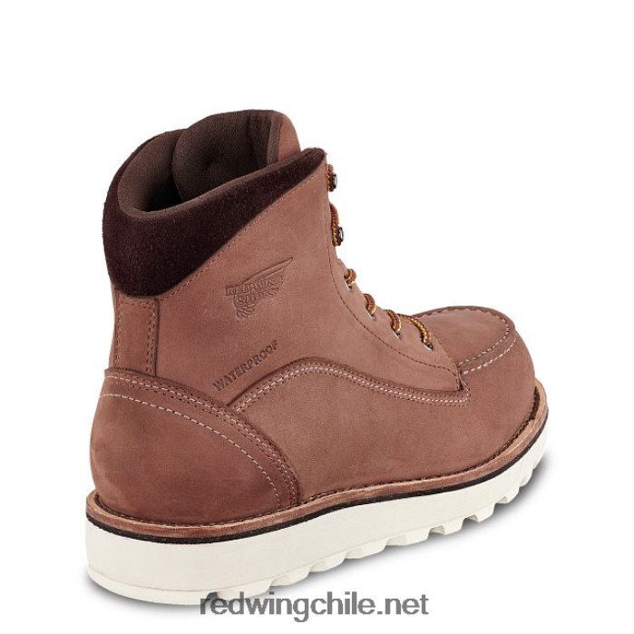 botas de trabajo con punta de seguridad impermeables de 6 pulgadas para mujer tradeswoman estilo 2345 Red Wing L048L2159 ladrillo